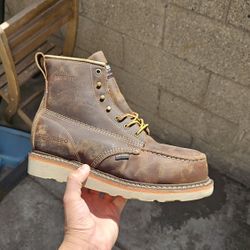 Size 7.5 D Duradero Work Boots Steel Toe 
