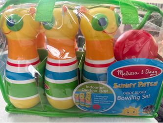 Melissa and Dough Bowling Set for toddlers on as new conditions Just 7.00