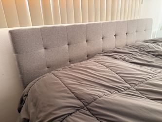 King size head board only . 1 year old