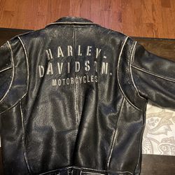 Black Harley Davidson Leather Jacket