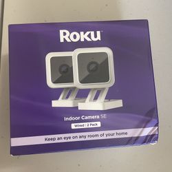Roku Indoor Camera for Home Security, 2-Pack - Wired 
