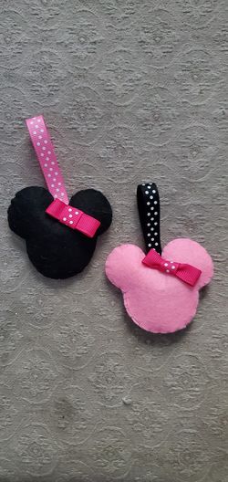 Handmade Minnie Mouse keychains