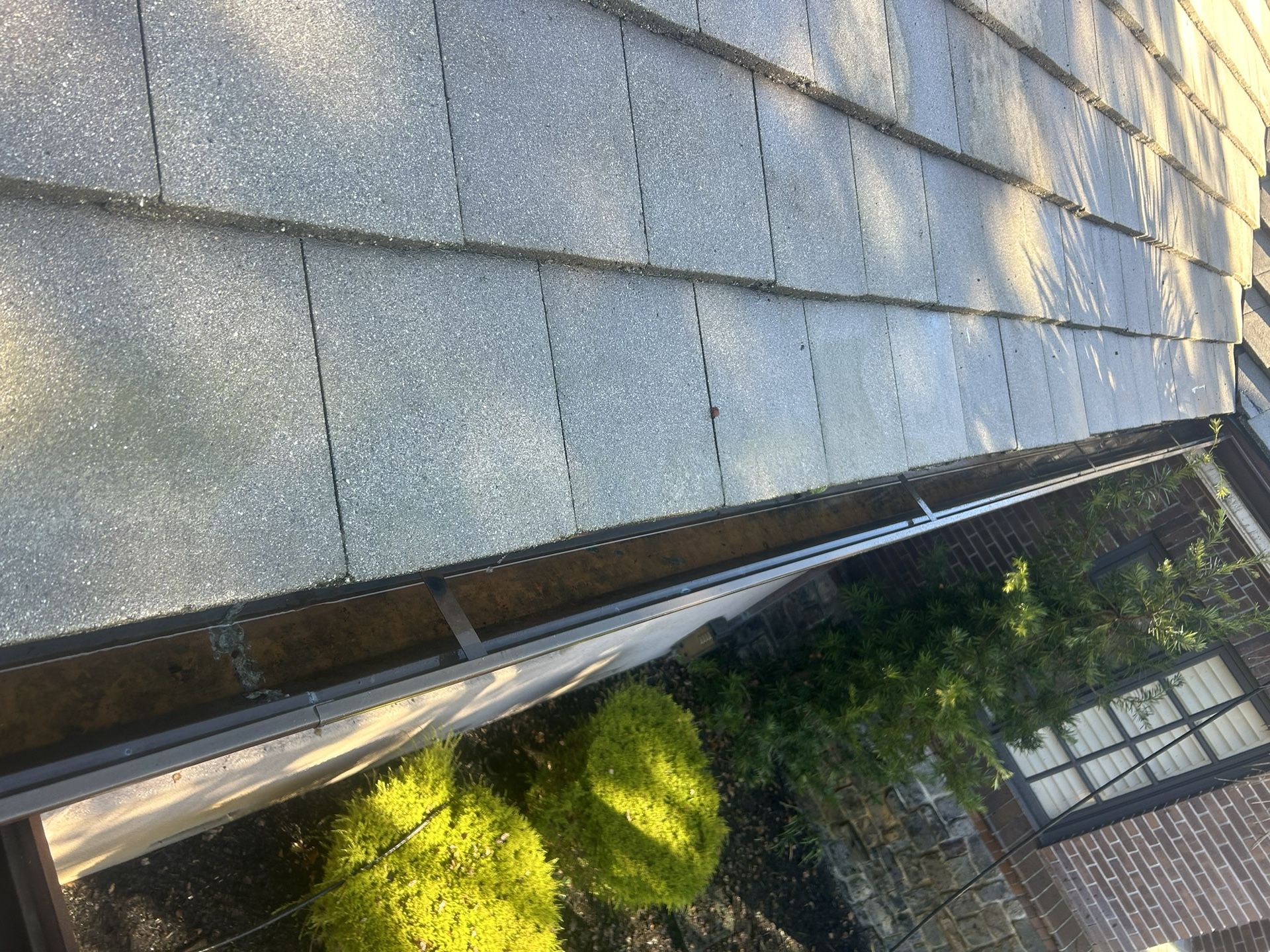 We Cleaning Gutter And Fixed 