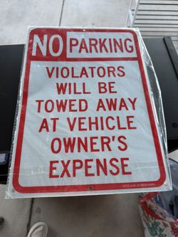 No Parking Sign