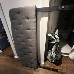 Queen Headboard + Box Spring