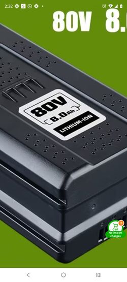 New in box 80v battery