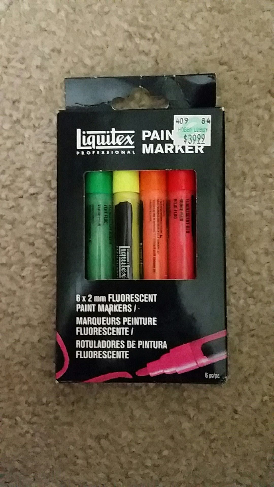 Liquitex professional paint markers.