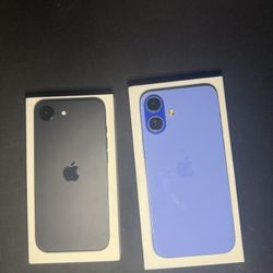 iPhone 16+512GB Ultramarine & 16e128GB Black 