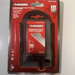 Serrated Edge Utility Blades 50-pack Dispenser 