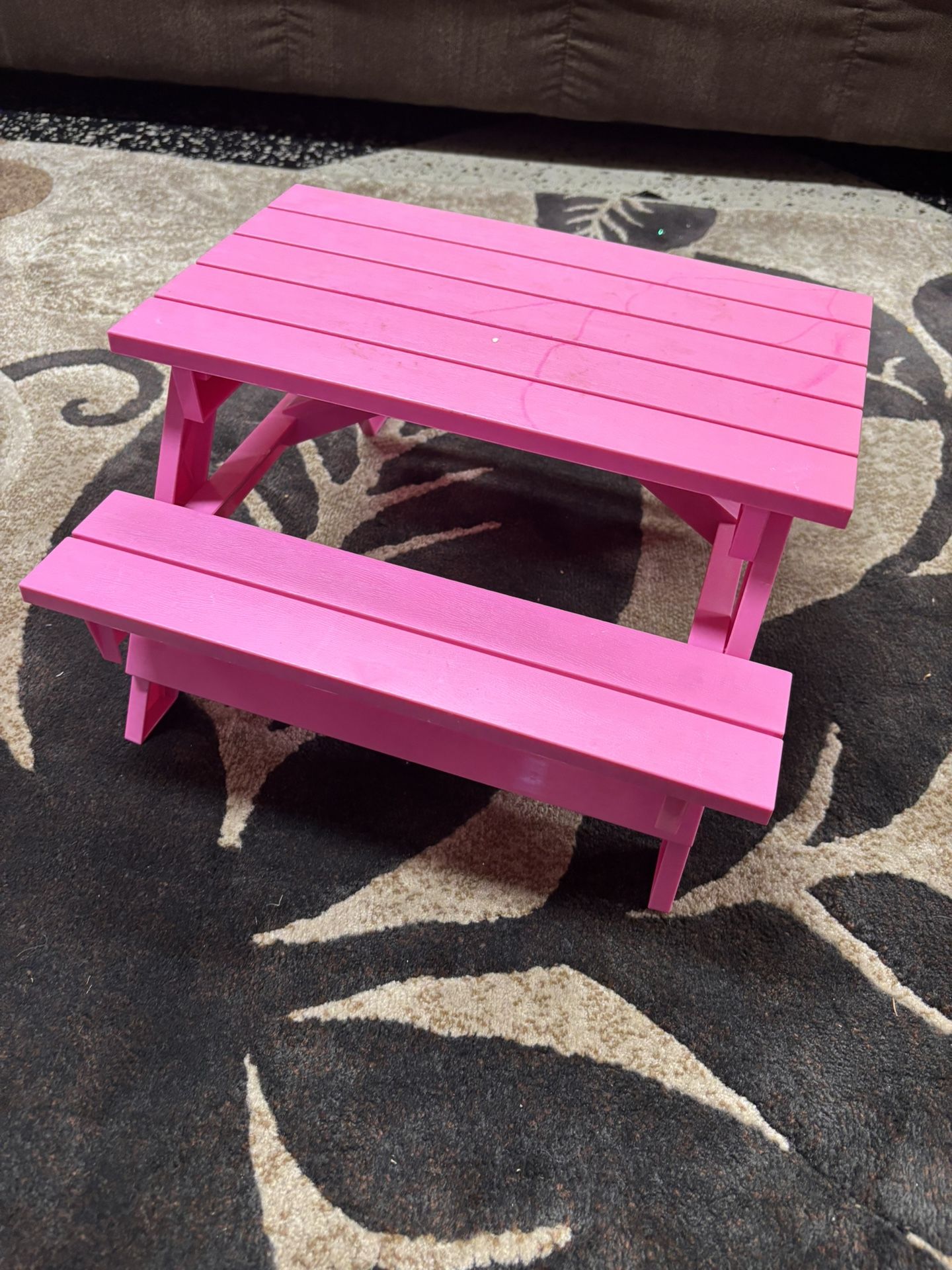 American Girl Doll Picnic Table