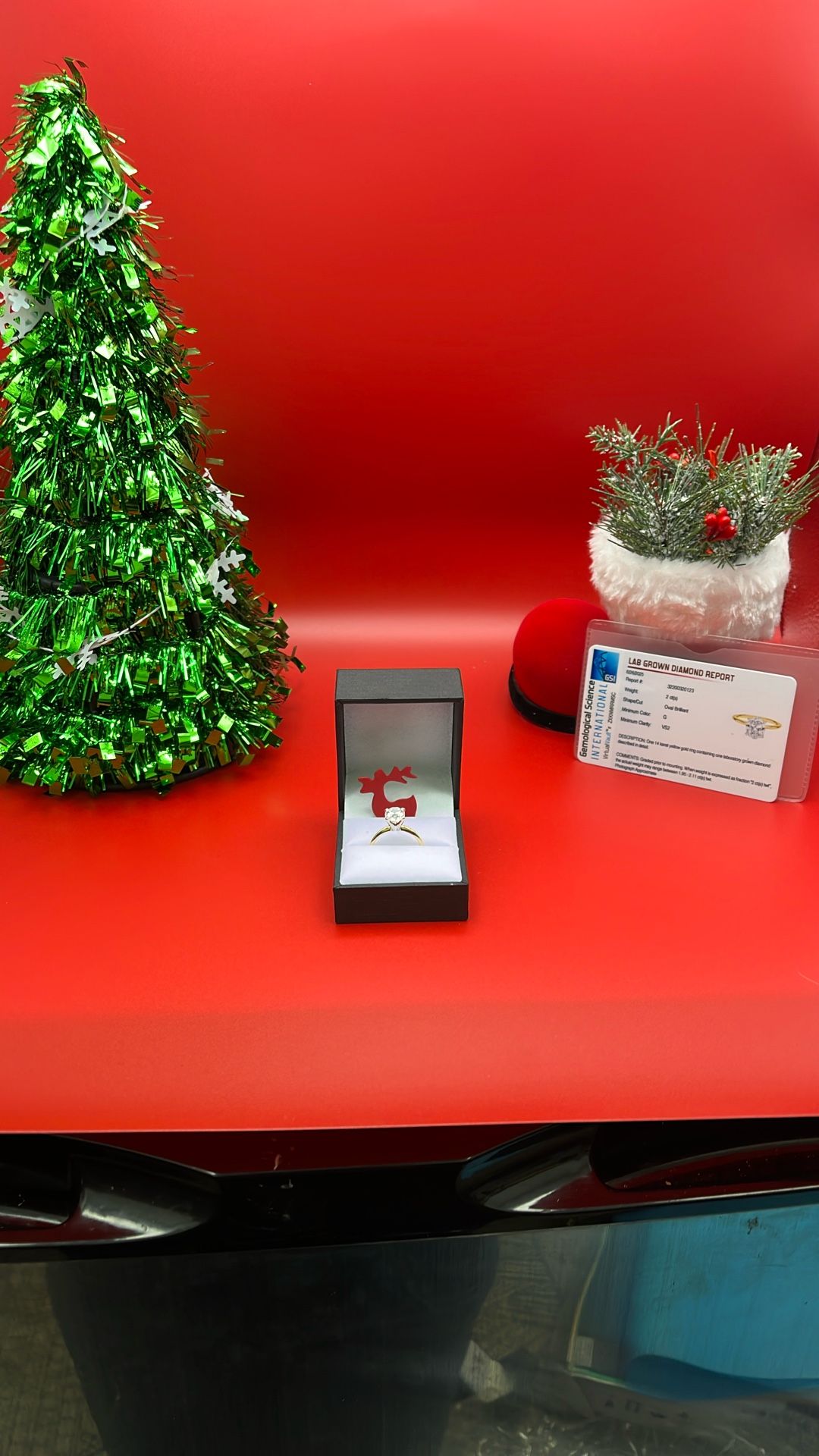 2CT Lab Diamond Ring 