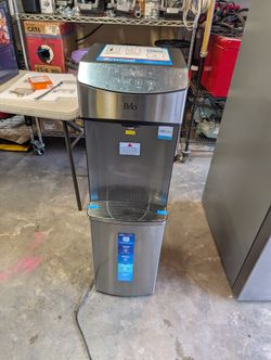 Brio 740 Bottom-Load Water Cooler Dispenser (Stainless) - UV Self-Cleaning - 2 Available!