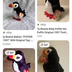 Ty Bennie Baby Original Bears