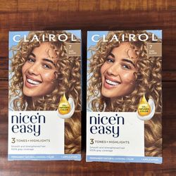 Clairol Nice n’ Easy 3 Tone + Highlights Permanent Natural-Looking  Hair Color: #7 DARK BLONDE (2 For $12)
