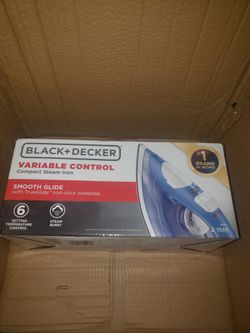 Black +decker variable control compact iron steam