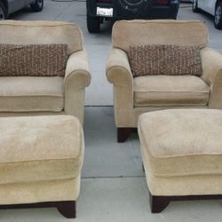 Beige Sofas Set