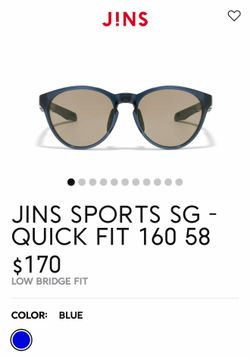 JINS SPORTS SG - QUICK FIT 160 58