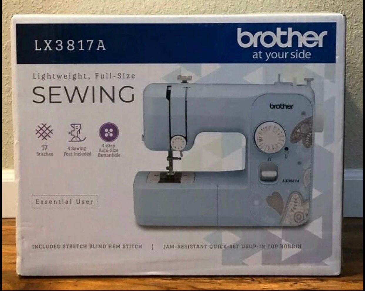 Sewing Machine Brother LX3817A 17-Stitches Full Size Lightweight Sewing Machine Aqua BRAND NEW IN BOX!!!!!