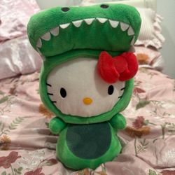 hello kitty dinosaur plush