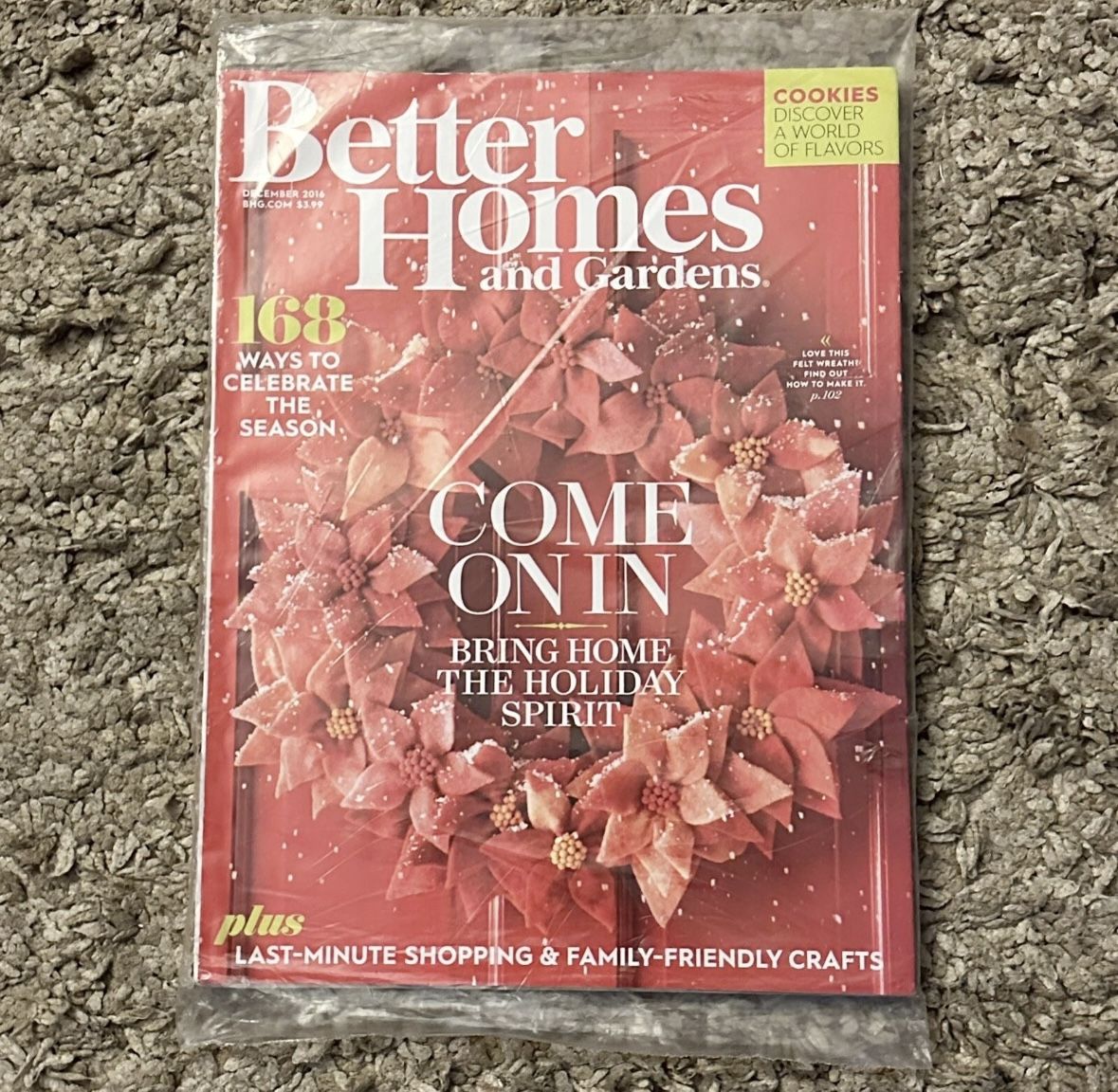 Lot Of 2 BETTER HOMES/FAMILY CIRCLE MAGAZINES-Holiday & Family Comes First 2016