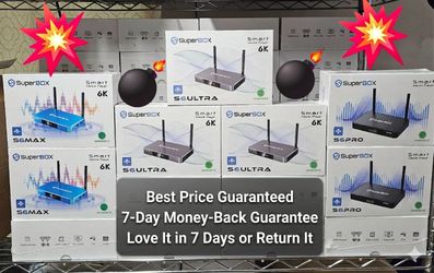 SUPERBOX Superbox SUPERBOX Superbox S6 Pro Max Ultra SUPERBOX Superbox S7 Pro Max Ultra Vseebox Vsee Vsee Box V6 Max V6 Plus  💥💥 Brand New