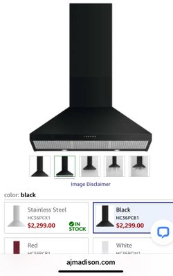 Vent Hood , Range Vent , Island Vent 
