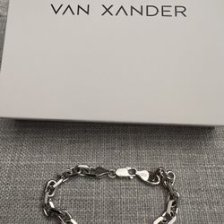 Silver Solid 925 Cable Link 7 Mm 7.5 Inch Bracelet 