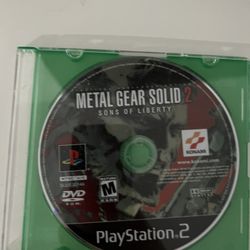 Metal Gear Solid Sons Of Liberty