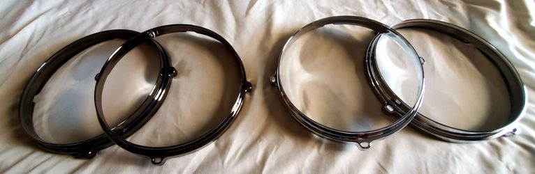 8" Diecast Hoops. 4 lug. Chrome and Black Chrome