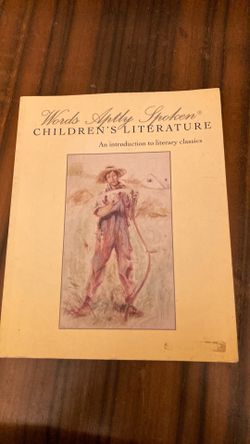 Words Aptly Spoken Children’s Literature