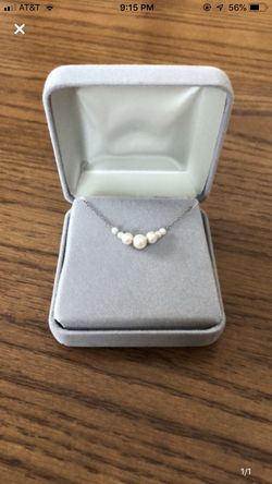 Beaded silver necklace - NEW