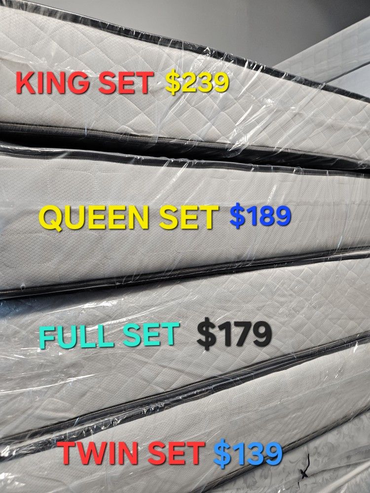 QUEEN SET $189 << MATTRESS AND BOX SPRING > QUEEN SET $189 << MATTRESS AND BOX SPRING 