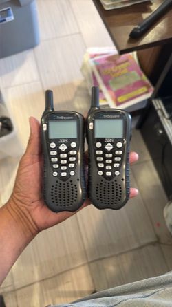 TWO Trisquare digital two-way radios