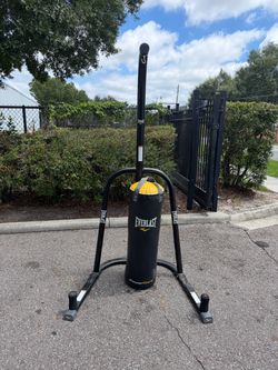 Everlast heavy Bag stand & Everlast Heavy Bag 100LB used in very good condition