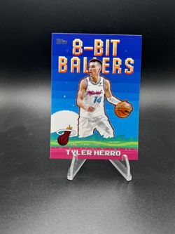 2025-26 Topps Basketball #8B-2 Tyler Herro Miami Heat 8 Bit Baller
