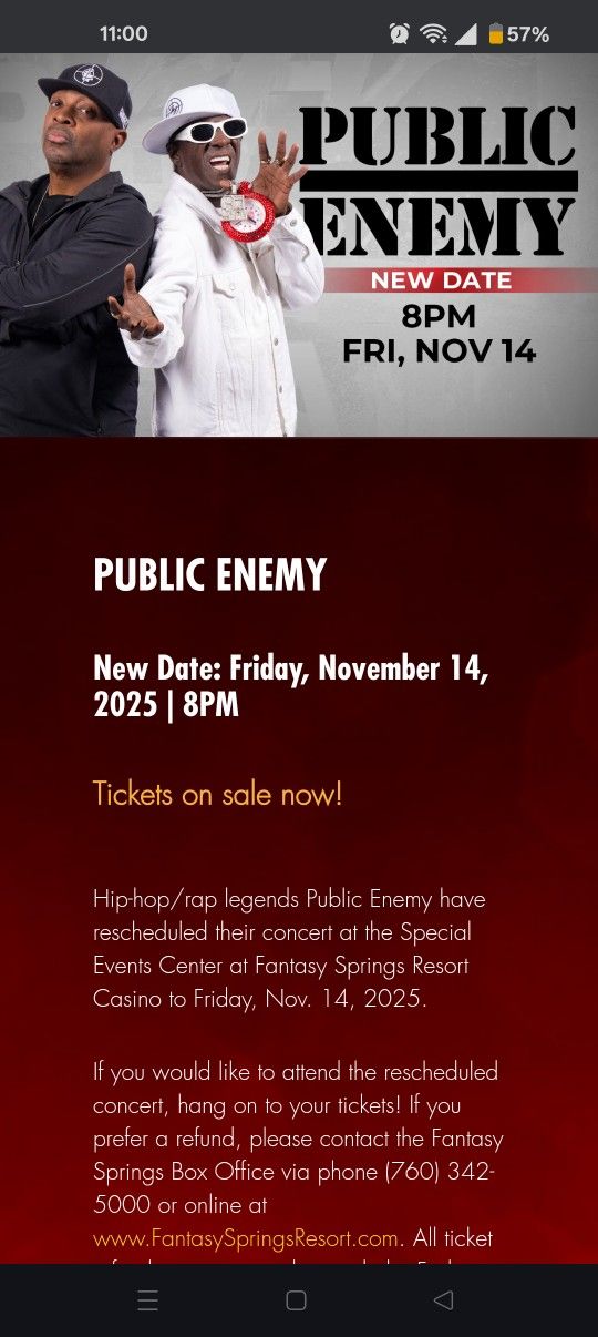 Public Enemy ( Nov_14_25)@ Fantasy Springs 