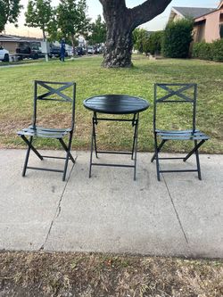 Table and chairs
