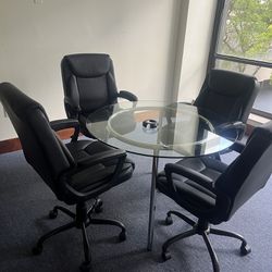 4 Office Chairs For $200 Total (basically Brand New)