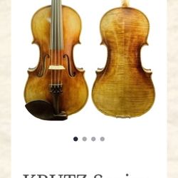 Krutz 500 VIOLIN & Black Carbon Hard Case