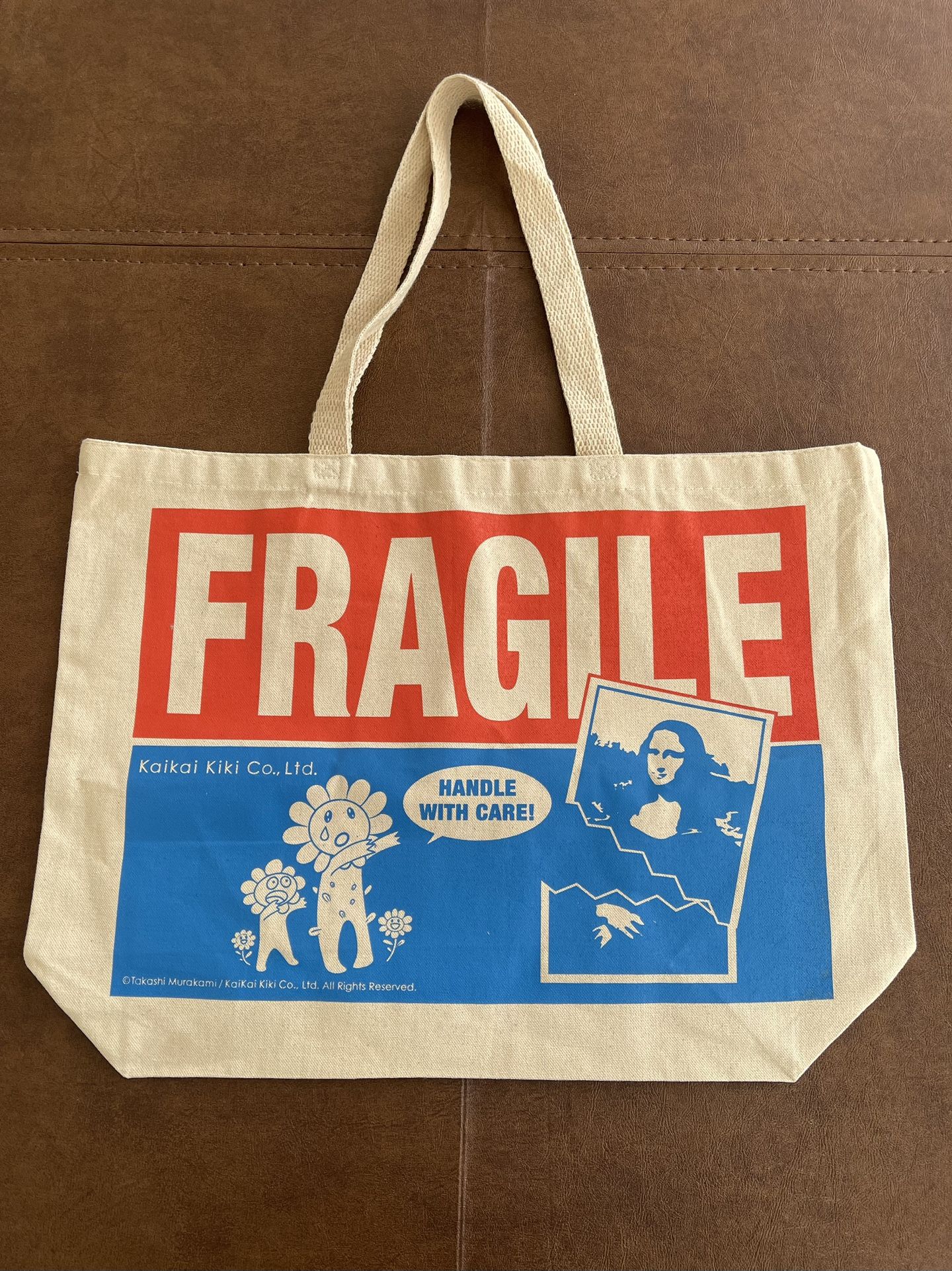 Takashi Murakami Ohana Hatake KaiKai Kiki Fragile Complexcon Tote Bag