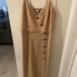 Tan Dress 