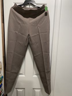 WOMEN'S BEND OVER PANTS Original Pull On Size 10 Beige
