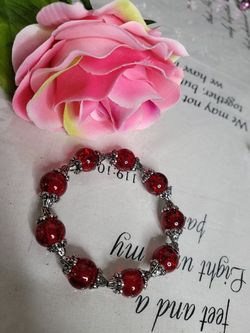 ETSY HANDMADE STRETCHABLE CRYSTAL HIGH QUALITY BRACELET