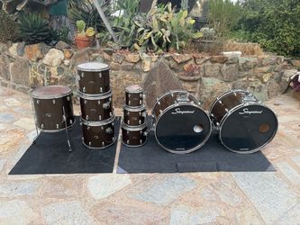 For sale Slingerland Spirit 9pc double bass drum kit!!