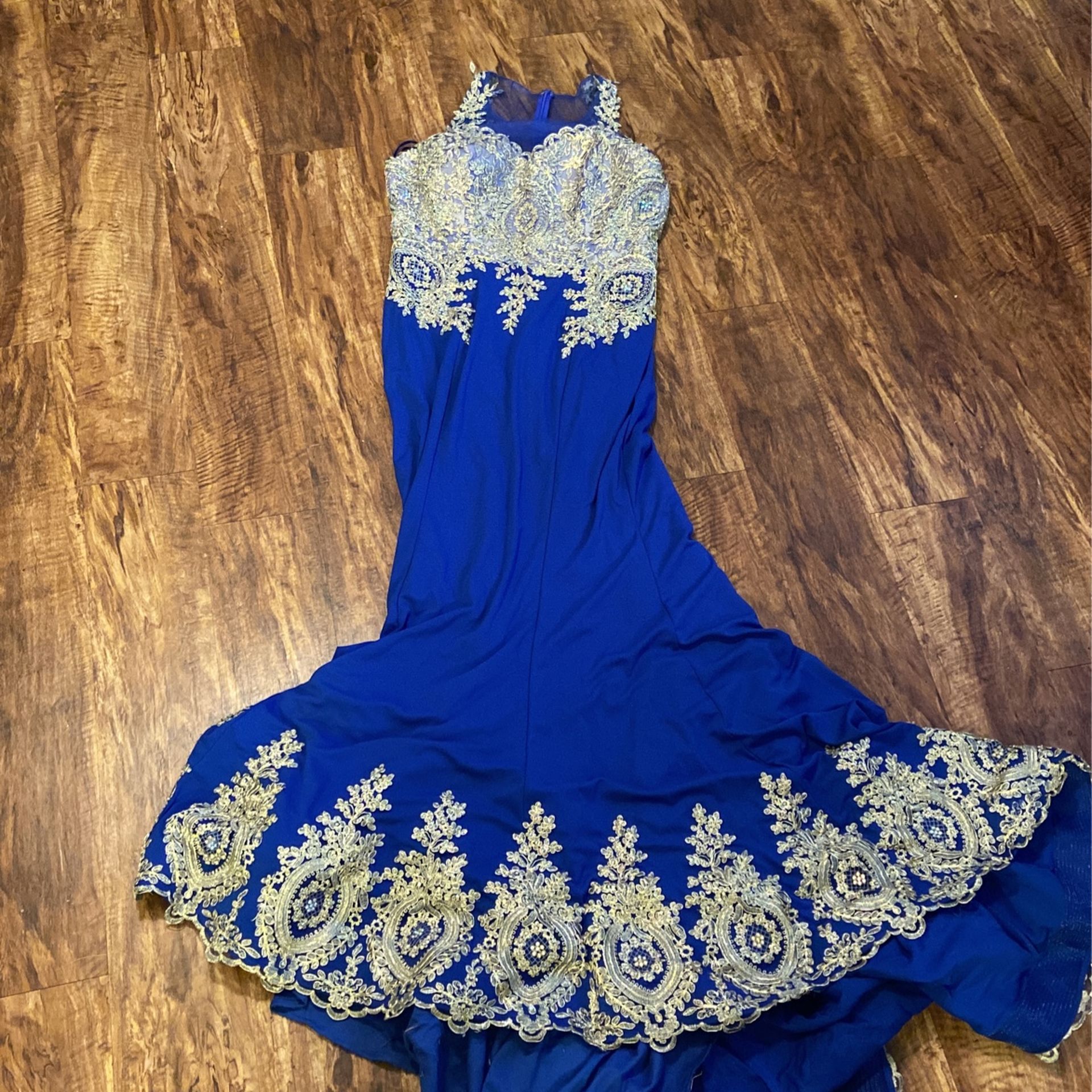 Royal Blue Dress 