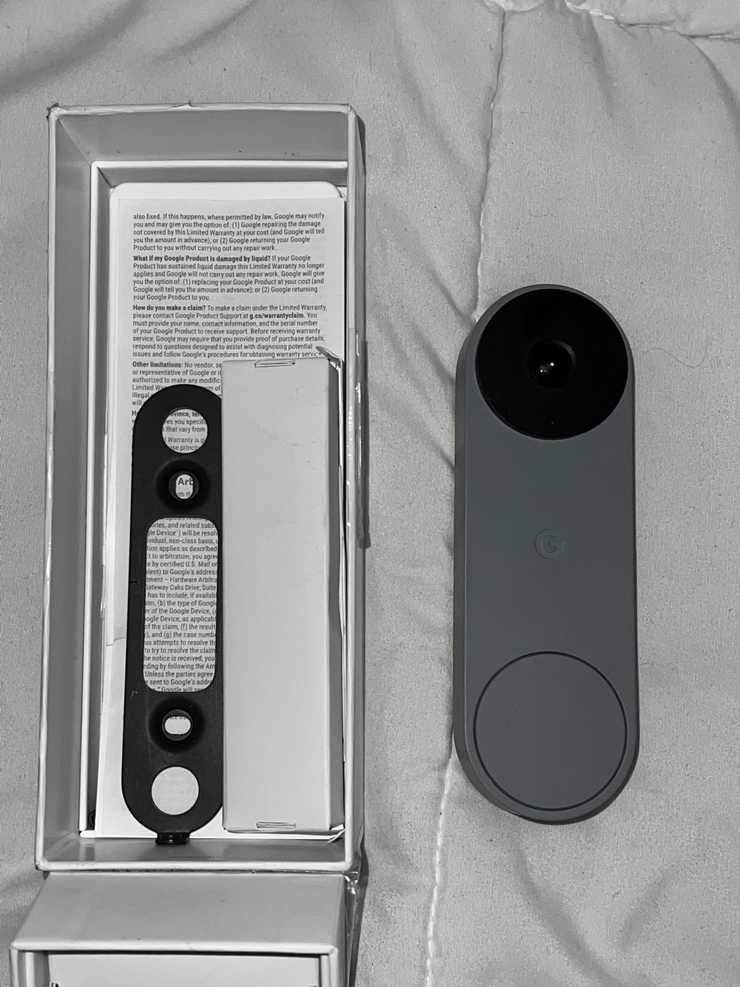 Google Nest Doorbell - (Wired, 2nd Gen) - Wired Video Doorbell Camera  - Doorbell Security Camera - Ash