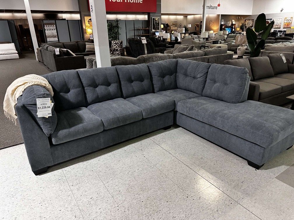 OM• $38 Initial • Brand New// Marleton 2 Piece Sectional Sleeper