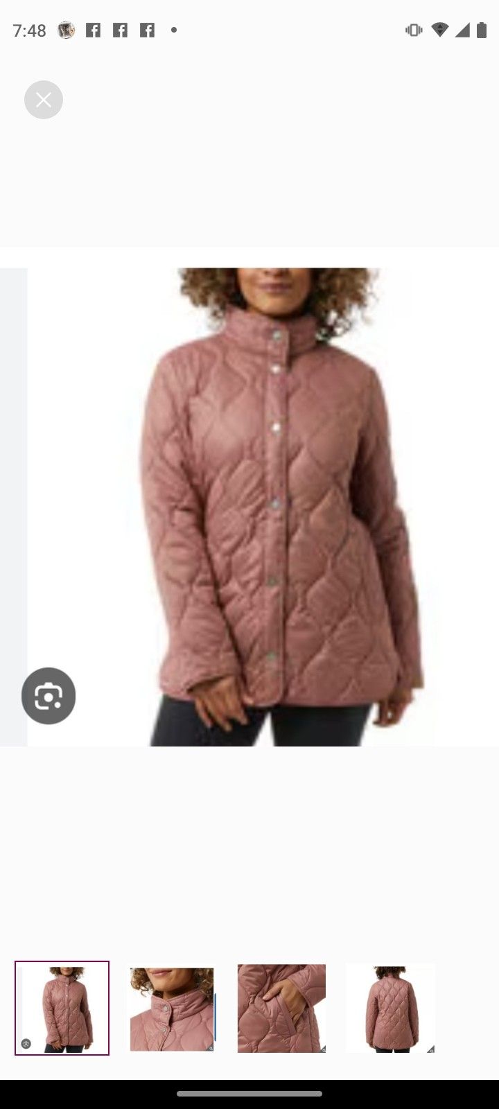 32 Degrees Ladies Quilted Jacket 