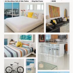 Moving sale with designer furniture