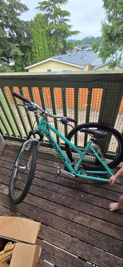 Women bike.